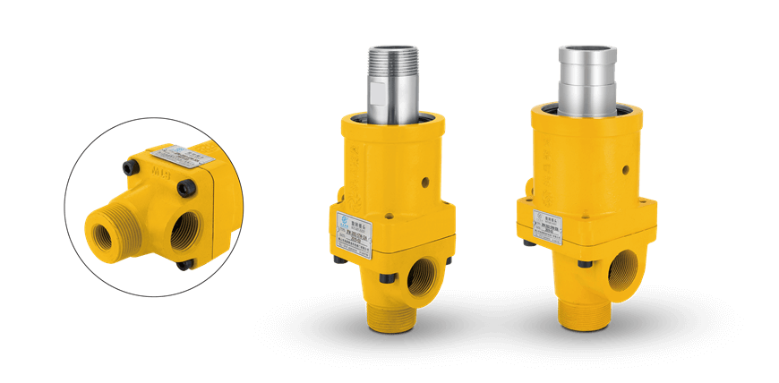 【JFW-2002】20A-80A 雙向內管旋轉式 旋轉接頭設備特寫圖